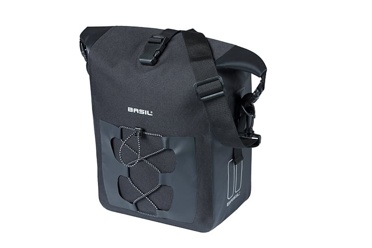 Bagažinės krepšys Basil Navigator Waterproof M, single pann. bag, 12-15L,black
