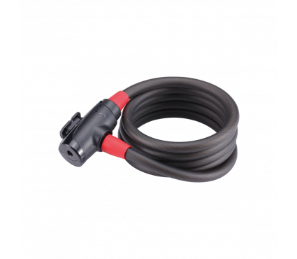 Saslēdzējs BBB BBL-41 PowerLock coil cable black 12mmx180cm