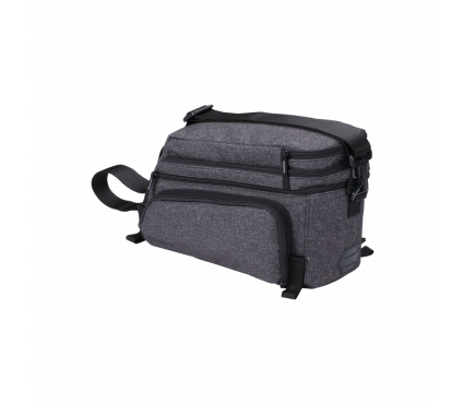 Bagažinės krepšys BBB BSB-137 carrier bag CarrierPack extensions grey blend 36x16x21cm - 6.5
