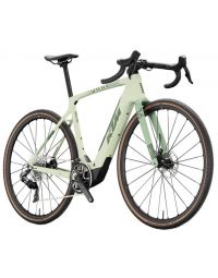 Elektrinis dviratis KTM MACINA GRAVELATOR SX PRIME pale green matt (green+lemon)