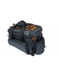 Bagažinės krepšys Basil Miles Tarpaulin trunkbag XL Pro, 9-36L, black orange