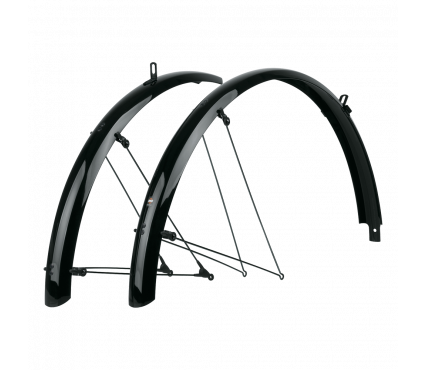 Dubļusargu komplekts SKS Bluemels Basic 28", 55 Mm Black