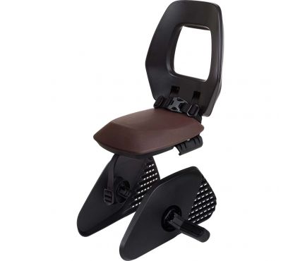 Vaiko dviračio sėdynė Bobike ONE Junior black/dark brown carrier