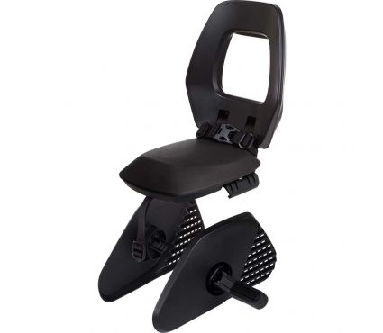 Vaiko dviračio sėdynė Bobike ONE Junior black/dark grey carrier