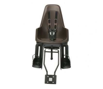 Vaiko dviračio sėdynė Bobike One Maxi Coffee brown Frame+carrier