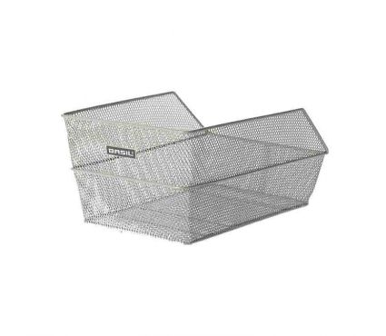Krepšelis Basil Cento rear basket, silver