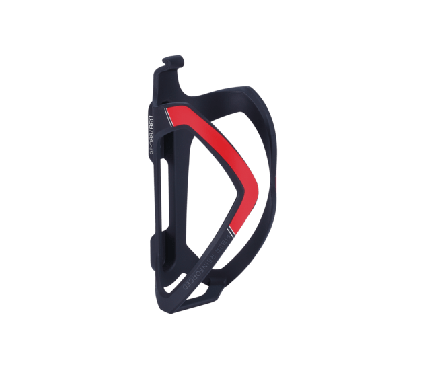 Pudeles turētājs BBB BBC-36 FlexCage matt black/red