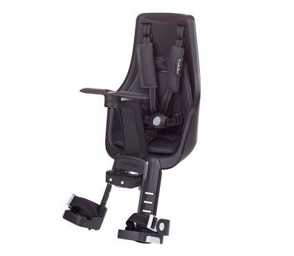 Vaiko dviračio sėdynė Bobike Exclusive Mini Plus Urban Black