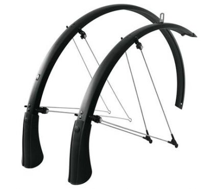 Dubļu sargu komplekts SKS Racer 28 35mm melni matēti
