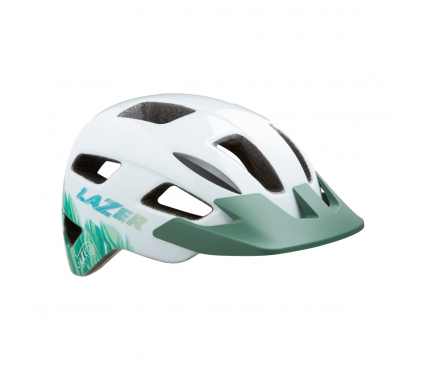 Šalmas Lazer Gekko White Tropical