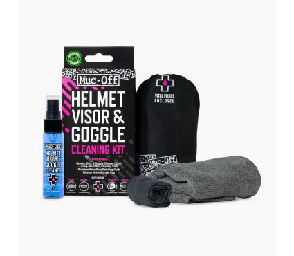 Tirišanas lidzeklu komplekts brillem Muc-Off Visor Lens & Goggle Cleaning Kit