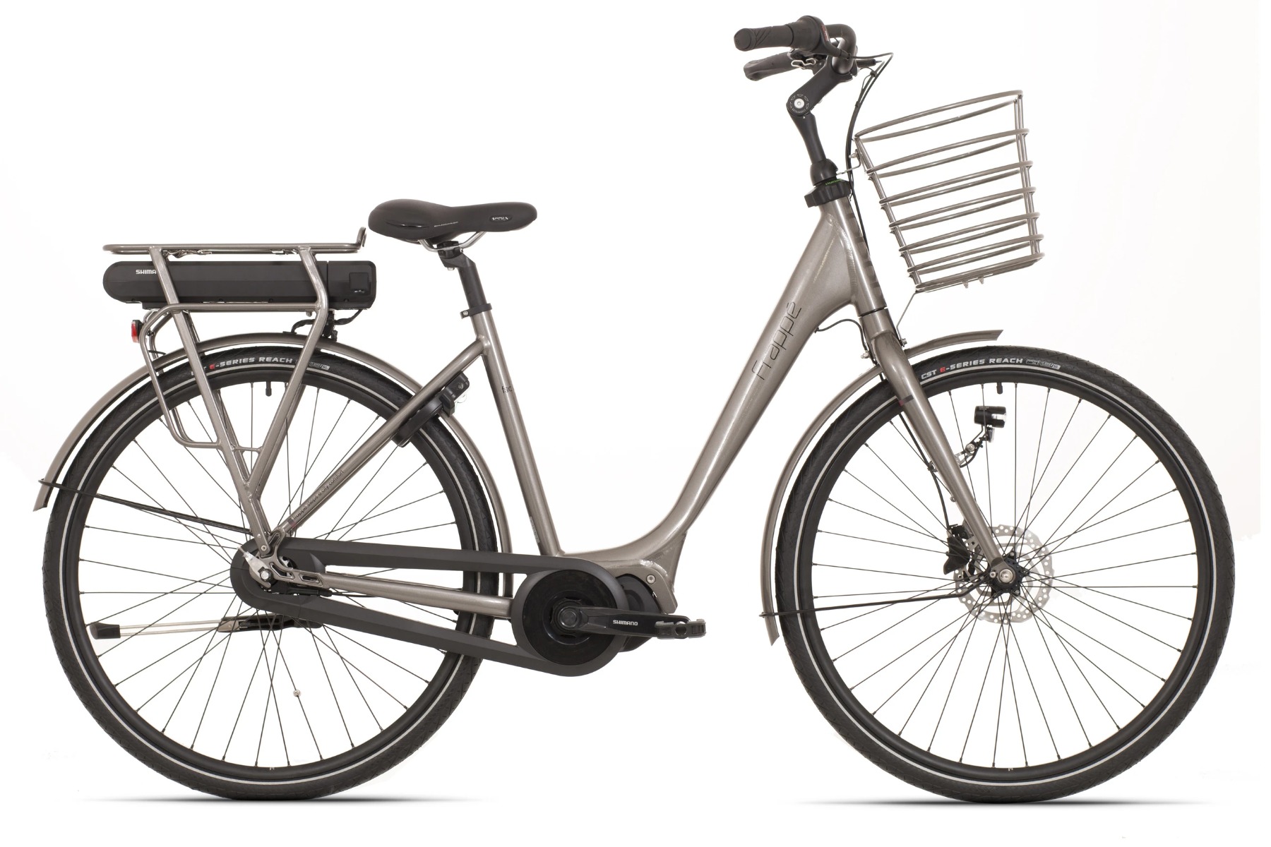 Elektriskais velosipēds Frappe FSC 400 50cm Gloss Sparkling Grey