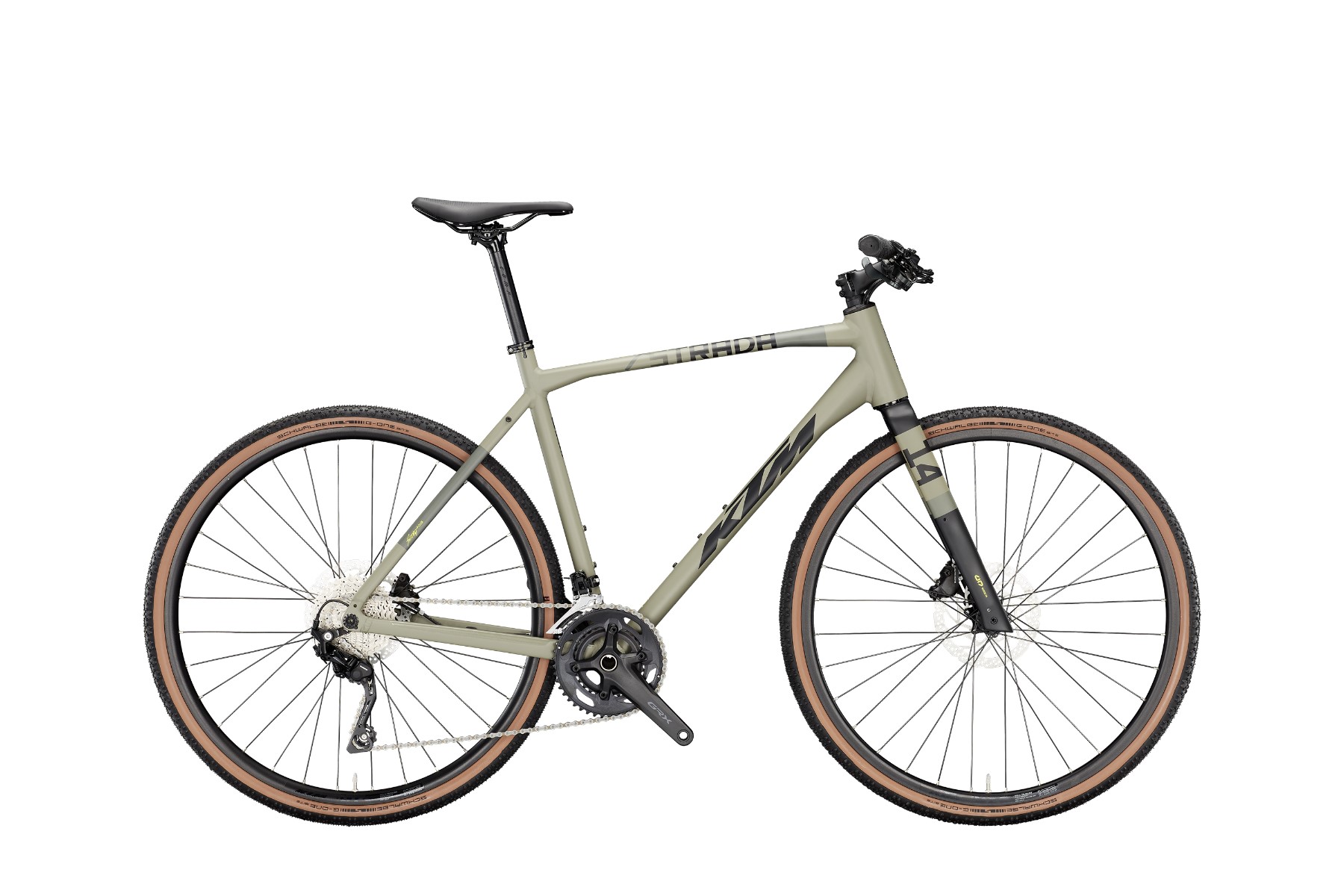 KTM X-STRADA 20 FIT olive grey matt (black+lemon)