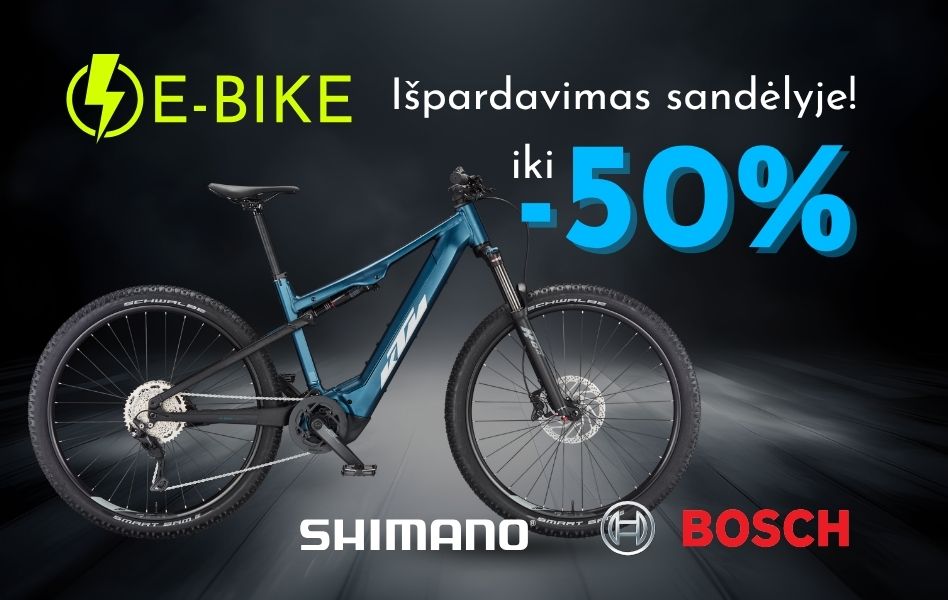Elektrinių dviračių sandėlio išpardavimas!