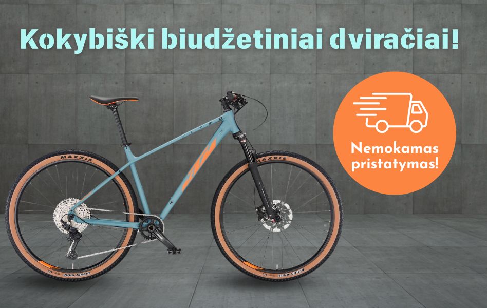 Kokybiški biudžetiniai dviračiai! Nemokamas pristatymas!