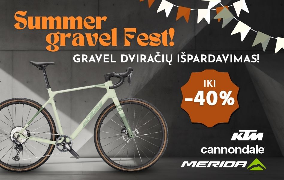 Gravel dviračių išpardavimas!
